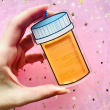 Load image into Gallery viewer, Pill Bottle Photoframe Keychain