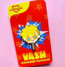 Load image into Gallery viewer, Vash and Wolfwood icecream pop enamel pin
