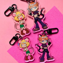 Load image into Gallery viewer, E-boy Leon and Mousley Acrylic Keychains
