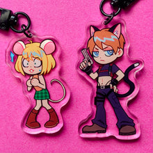 Load image into Gallery viewer, E-boy Leon and Mousley Acrylic Keychains
