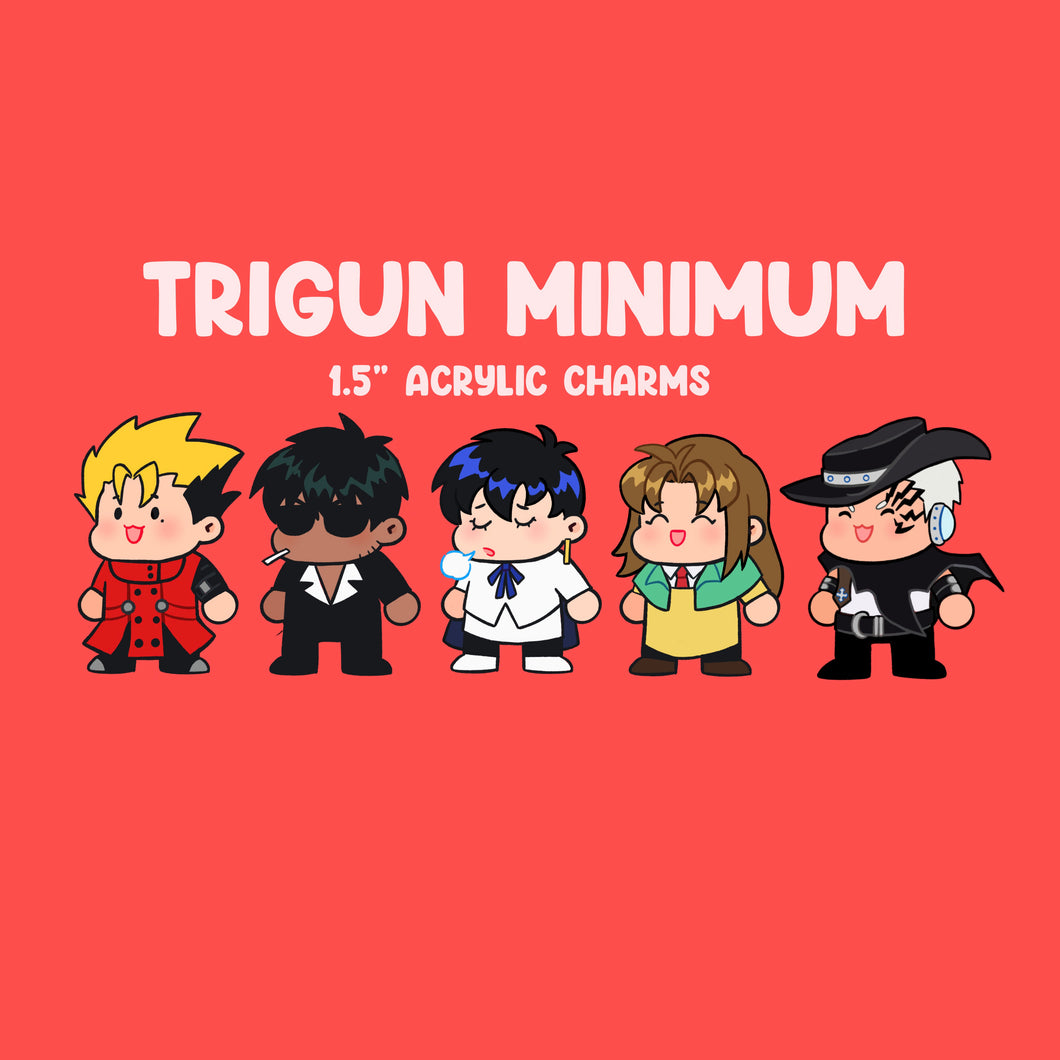 Trigun Minimum mini acrylic charms
