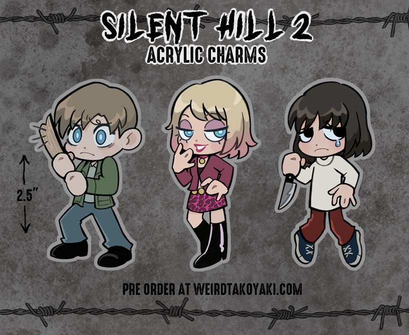 Silent Hill 2 Acrylic Charms