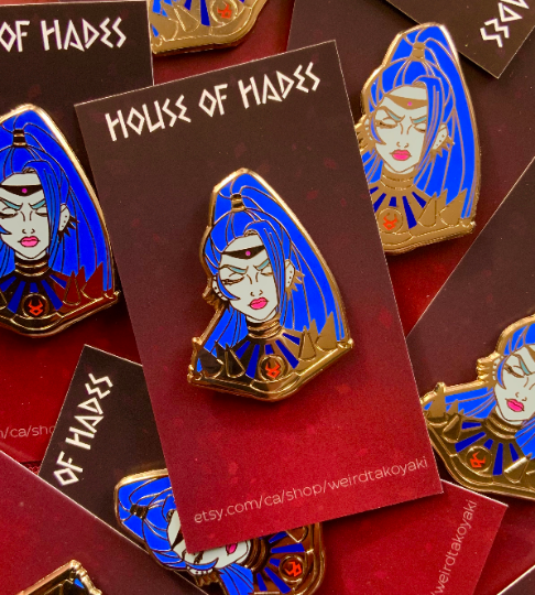 HADES Megaera enamel pin